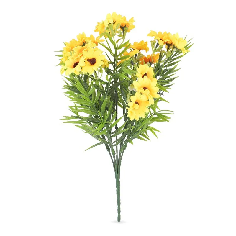 Auraflora Sunflower Arificial Flower(Yellow) - Set Of Two media 7