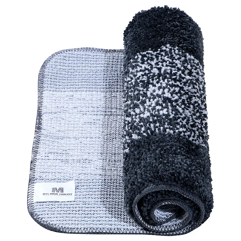 Marvis Anti Skid Bath Mat (Dark Grey) - Set Of Three media 5