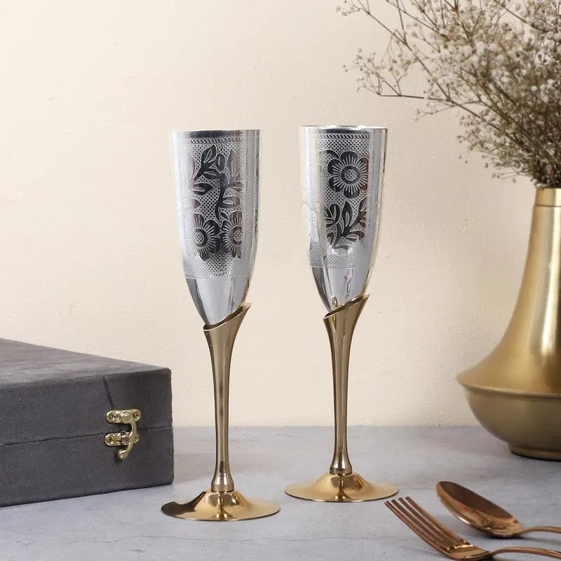 Eleganza Wine & Champagne Glasses (240 mL Each) - Three Piece Set media 4