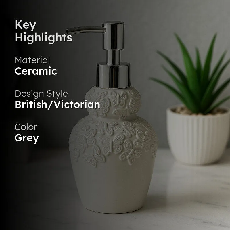 Floral Luxe Soap Dispenser - Ivory media 2