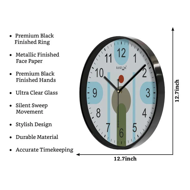 Calmness Round Analog Wall Clock - Multicolor media 8