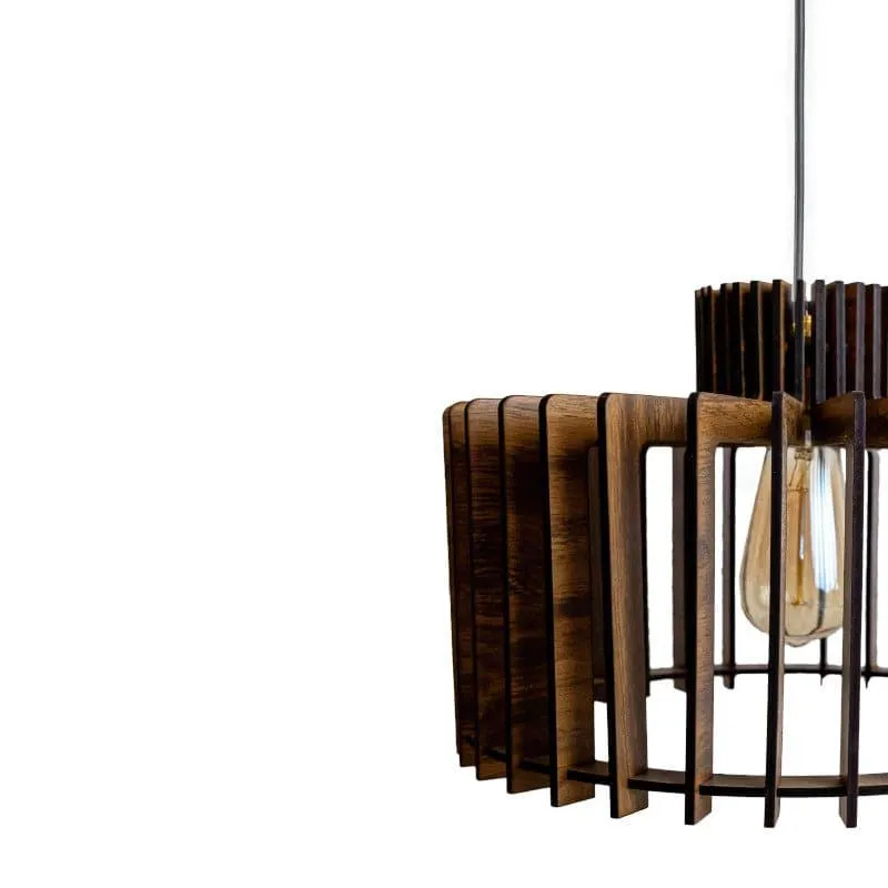 Kazuna Wooden Ceiling Lamp media 4