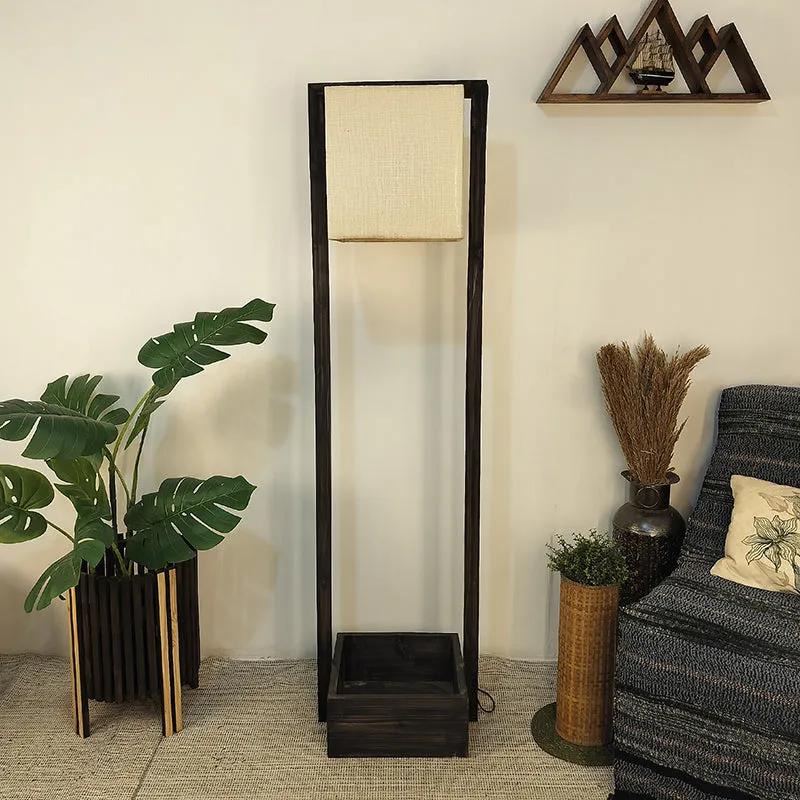 Yugen Floor Lamp With Shelf media 3