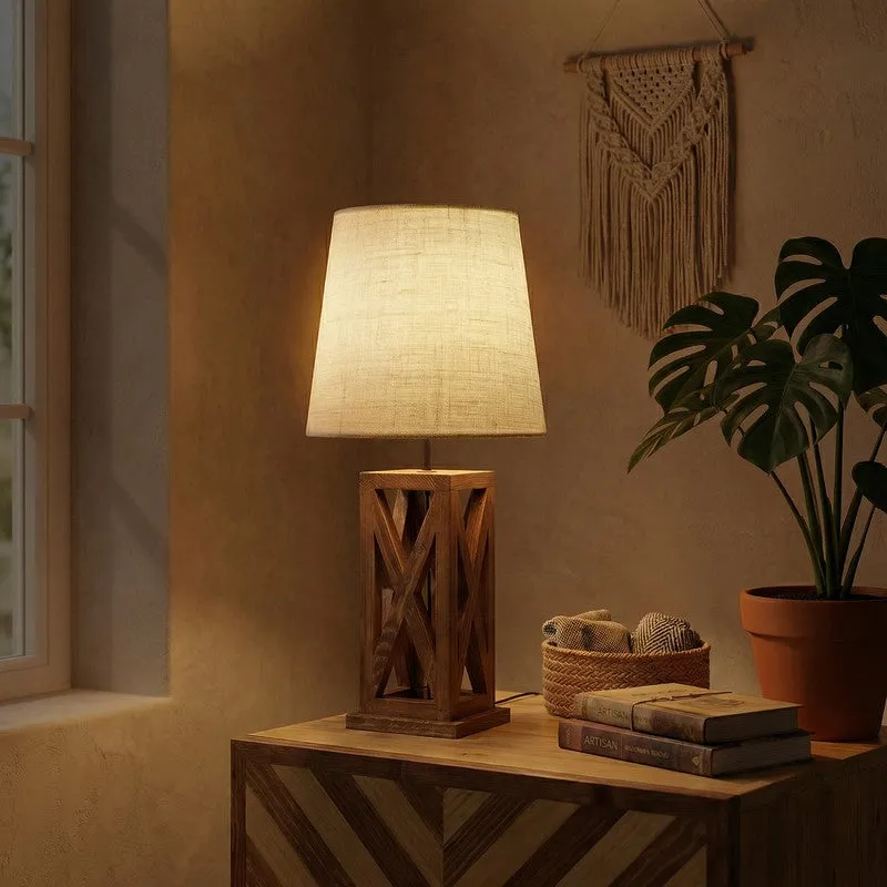 Jaspis Jute Table Lamp - Brown,White media 3