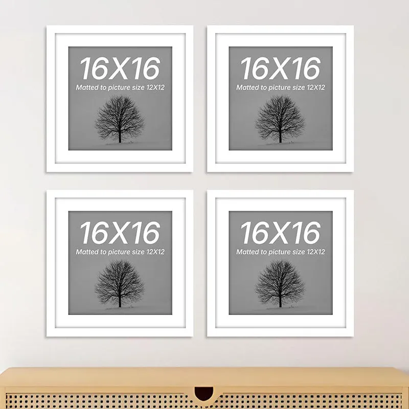 Naia Photo Frame (White) - Set Of Four media 1
