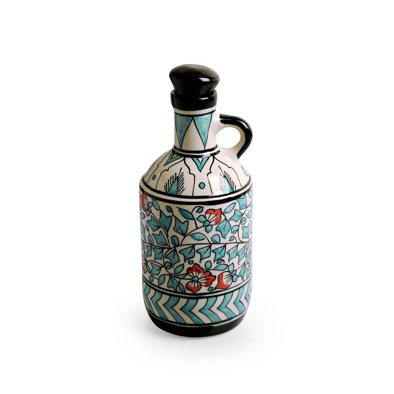 Mughal Musca Handpainted Oil Dispenser (Multicolor) - 900 ML media 3