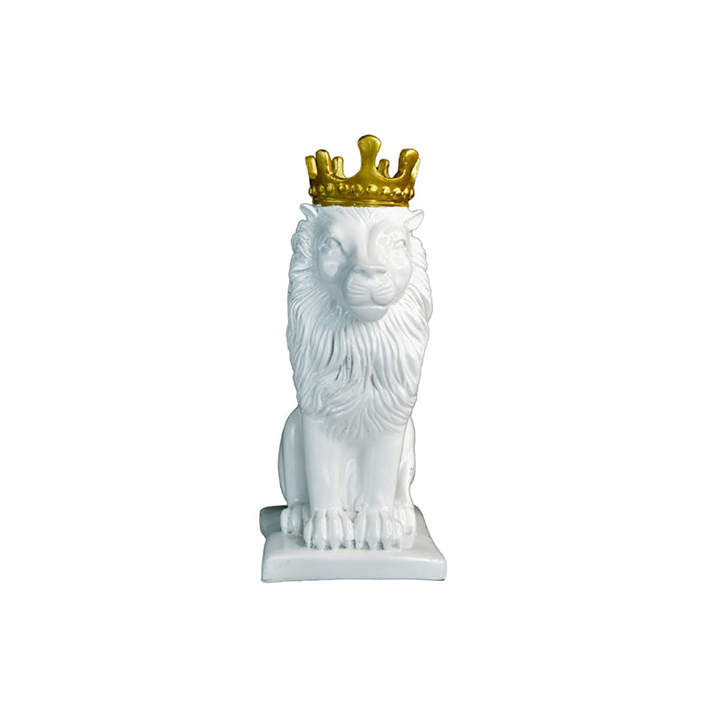Leo Crown Showpiece - White image 3