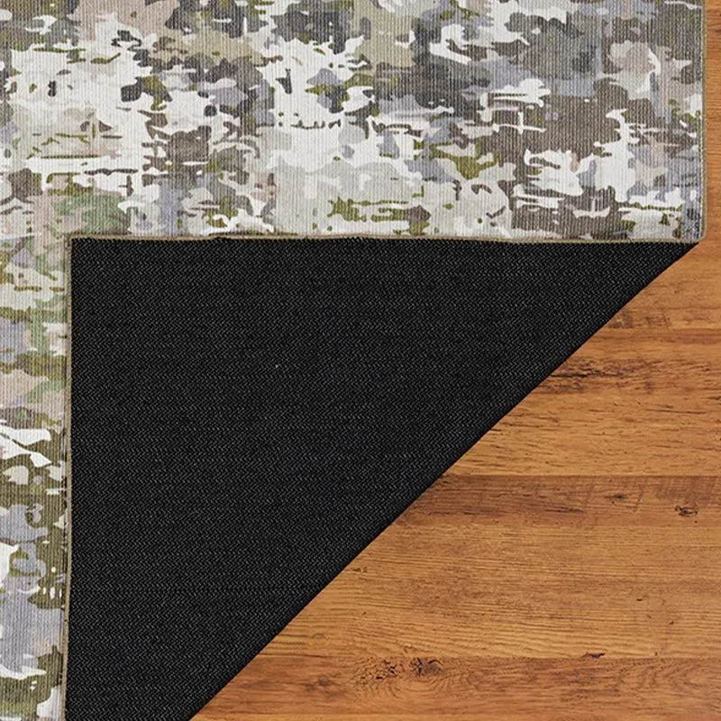 Aria Abstract Carpet - Olive media 7