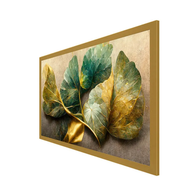 Qaina Abstract Wall Painting With Frame media 6