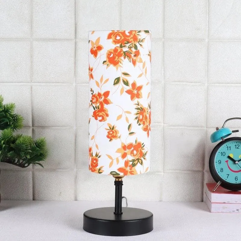Flowery Saga Fabric Table Lamp - Multicolor media 4