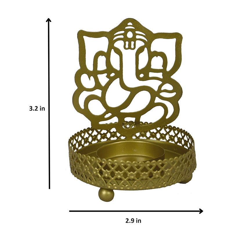 Ganesha Silhouette Tea Light Holder media 6