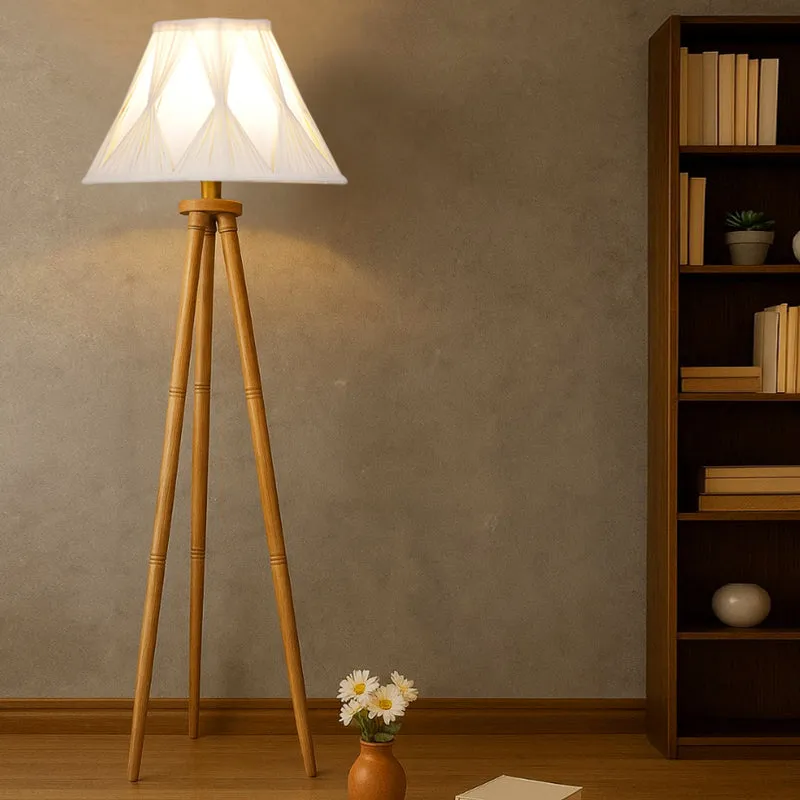 Pleatra Pinch Tripod Floor Lamp media 2