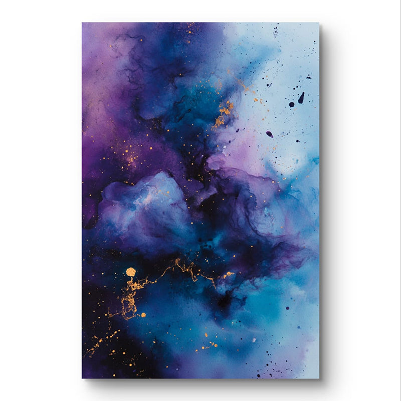 Amethyst Splash Wall Painting media 3