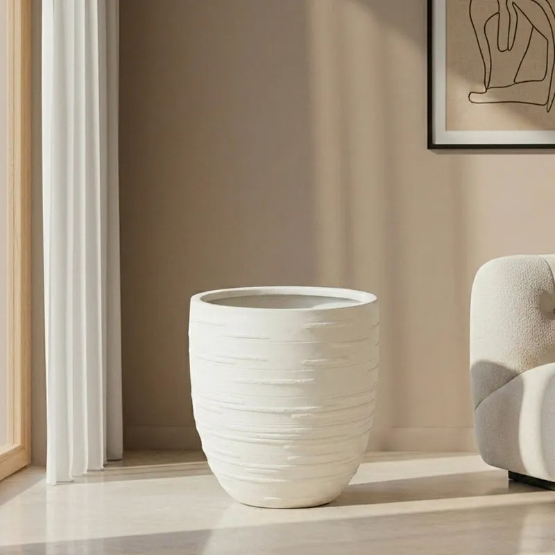 Calmora Floor Planter - Off White - 3