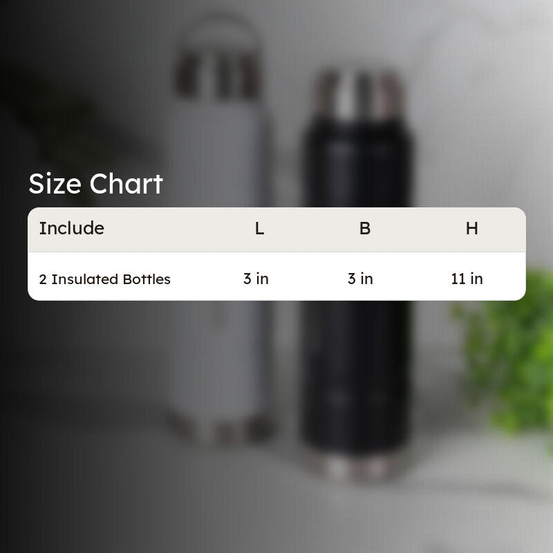 Velno Hot & Cold Thermos Water Bottle (White & Black, 750 mL Each) - Set Of Two media 5