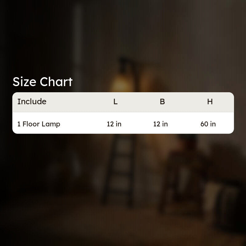PureLume Wooden Floor Lamp - Brown media 9