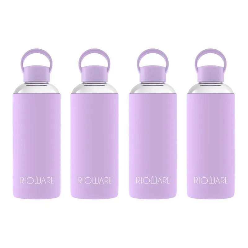 Rioware SoftTone Hydration Bottle Purple (750 mL Each) - Set Of Four media 3