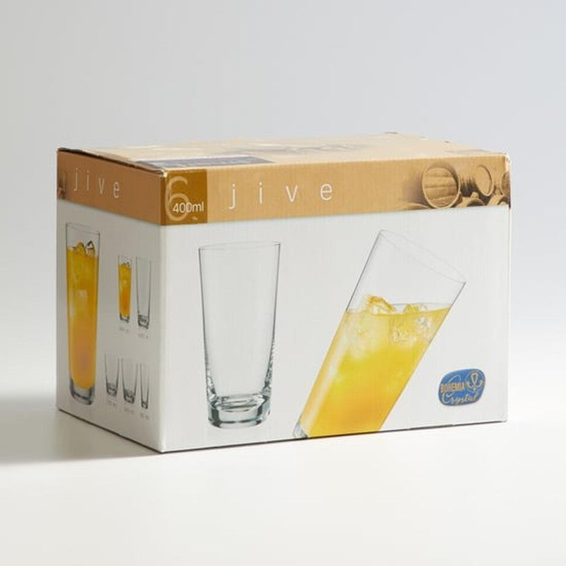 Tapering Bohemia Crystal Collins Glass (400ml) - Set of Six media 9