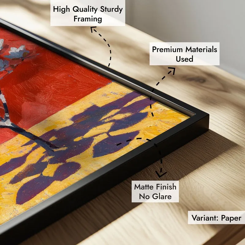 Elvane Canvas Wall Painting With Black Frame media 6
