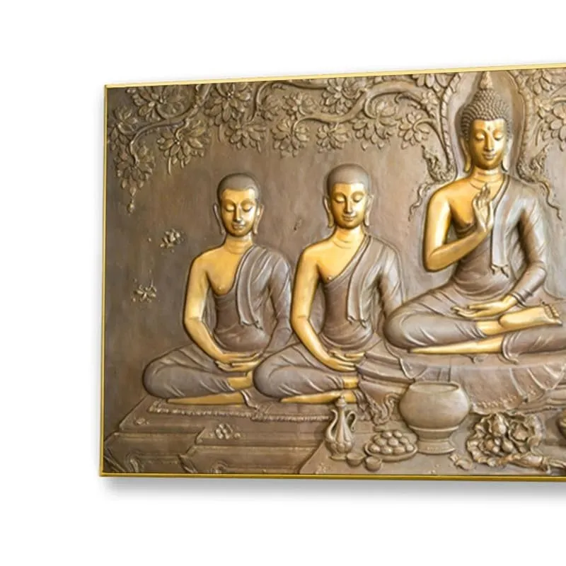 Sacred Stillness Canvas Wall Painting With Frame media 5