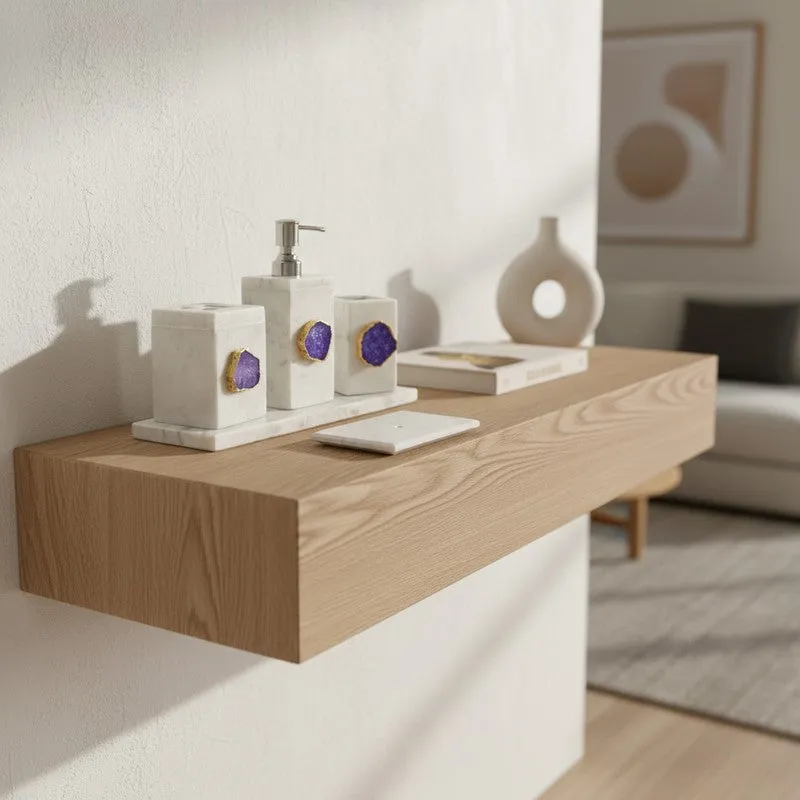 Kade Agate & Marble Bathroom Set - Violet media 6