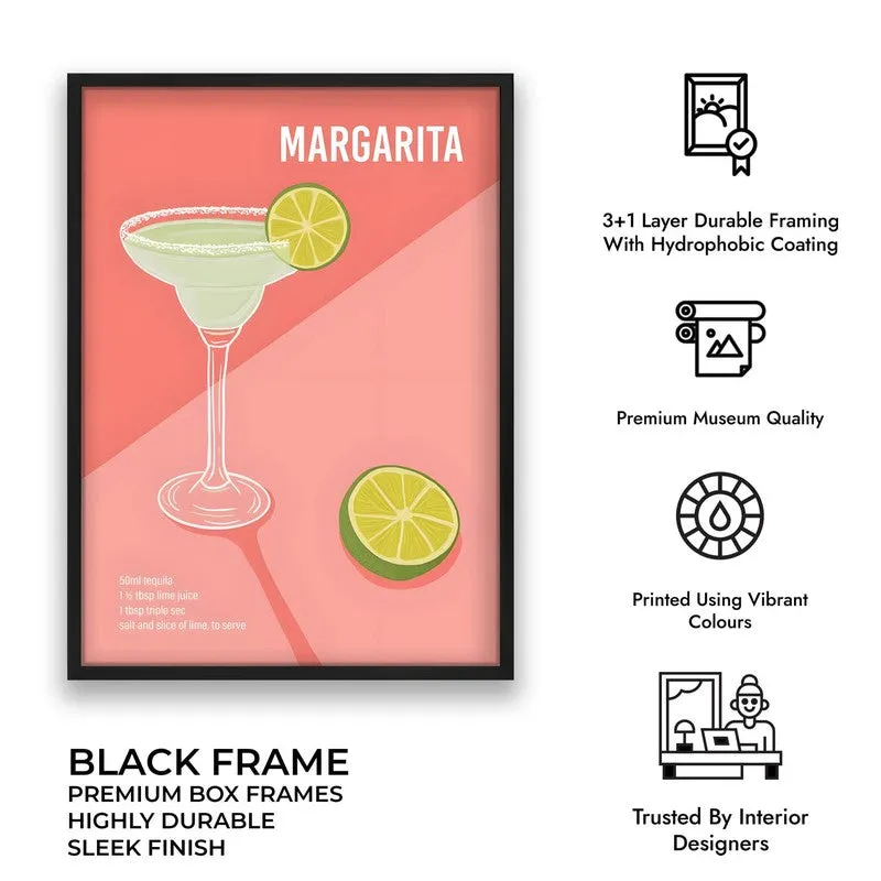 PinkMargerita Archival Canvas Wall Art - Black media 9