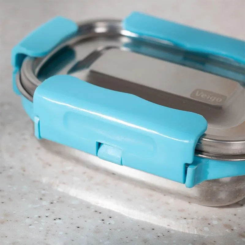 Savory Insulated Steel Lunch Box (Aqua) - 150 mL media 3