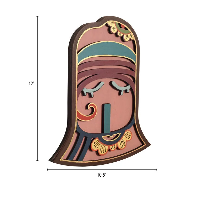 Indran Mask Wooden Wall Accent media 6