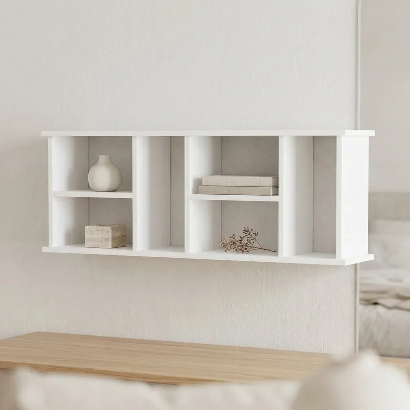 Bradbury Wall Shelf - White media 1