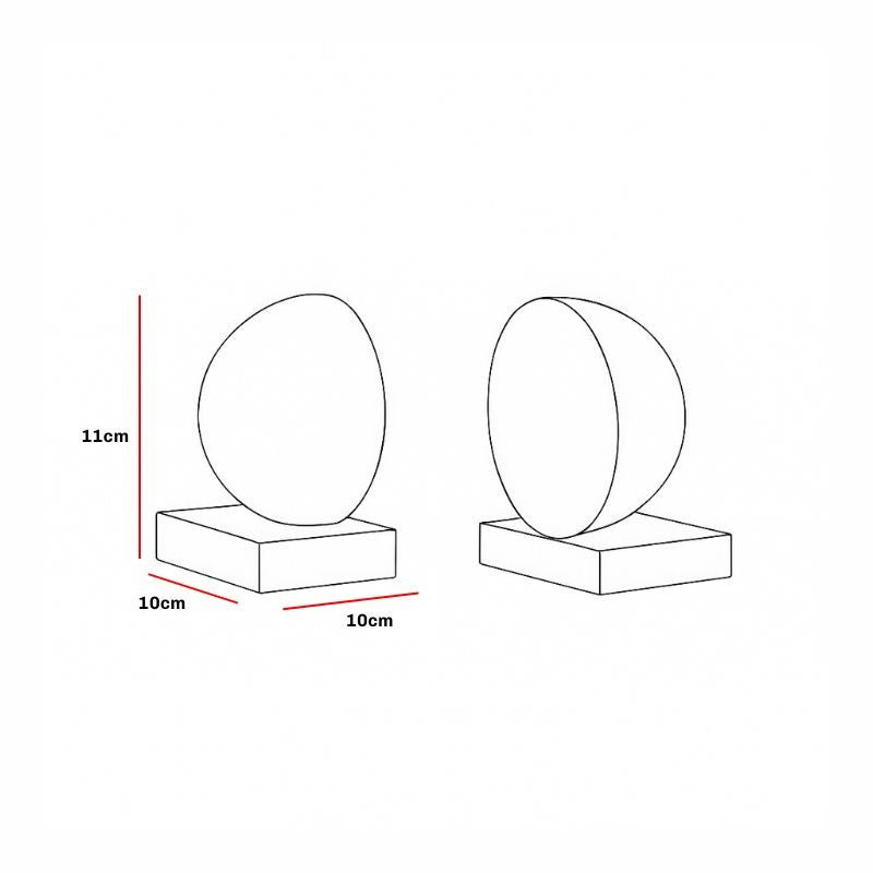 Fig Living Dual Spirit Ceramic Book End - Set Of Two media 7