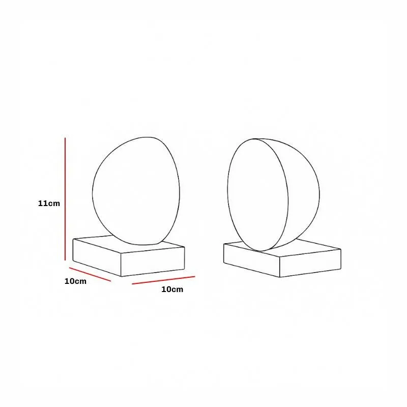 Fig Living Dual Spirit Ceramic Book End - Set Of Two media 7