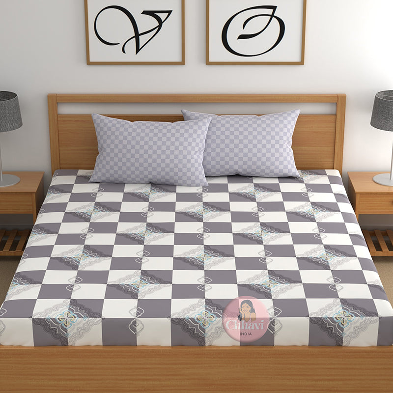 Cubiq I Fitted Microfiber Microfiber Bedsheet - 150 GSM media 4