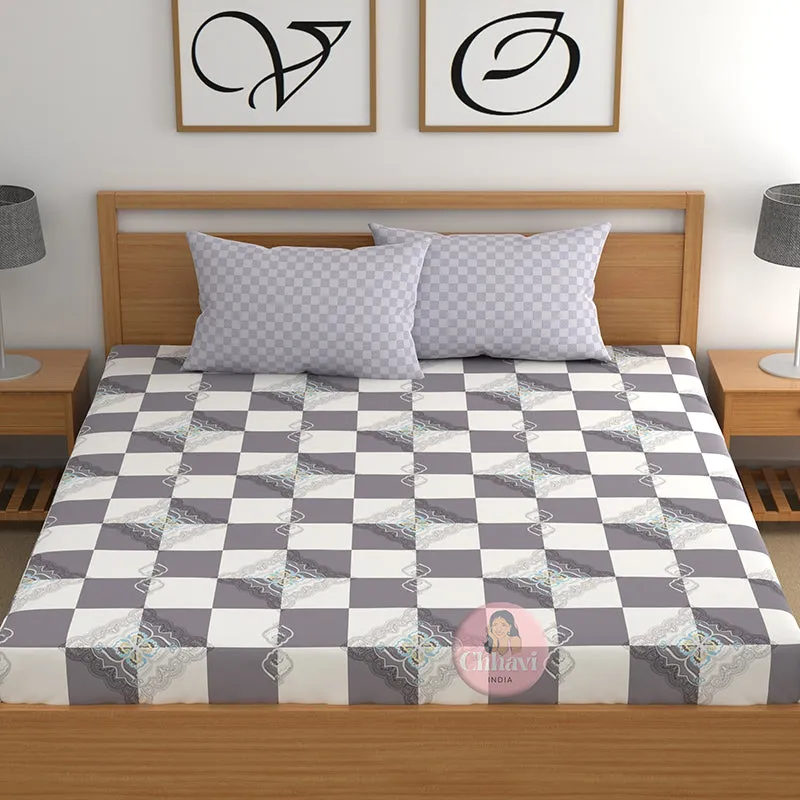 Cubiq I Fitted Microfiber Microfiber Bedsheet - 150 GSM media 4