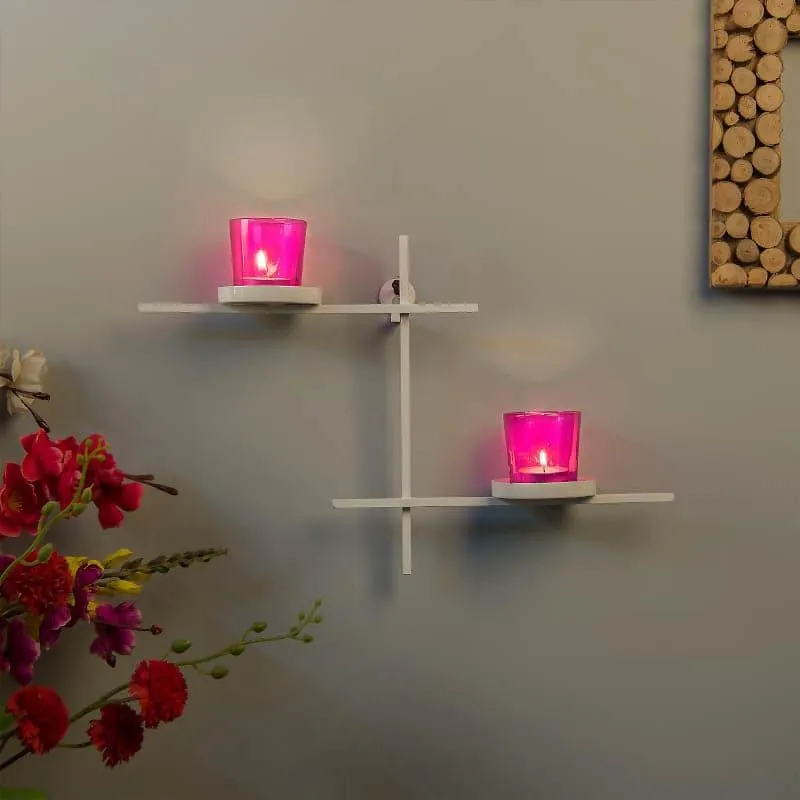 Terra Luminaire Votive Duo (Pink) - Set Of Two media 1