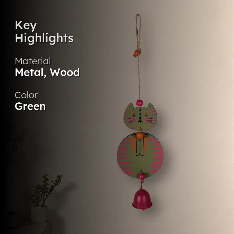 Hello Kitty Windchime - Green media 2