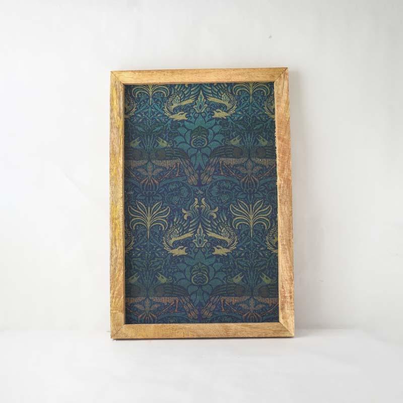 Peacock & Dragon Textile Canvas Painting media 5
