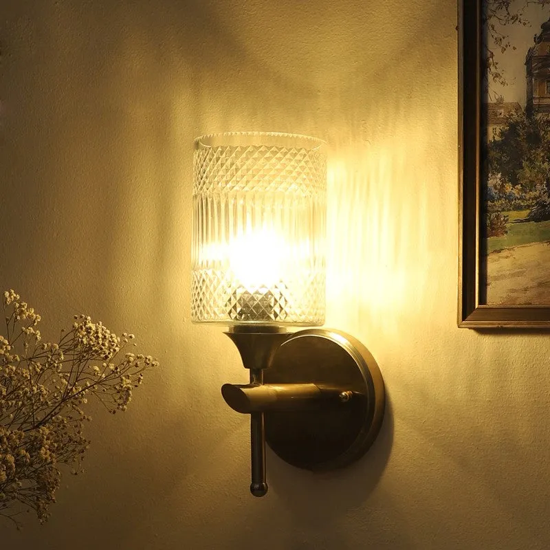 Beloria Elegant Glass Wall Lamp media 3