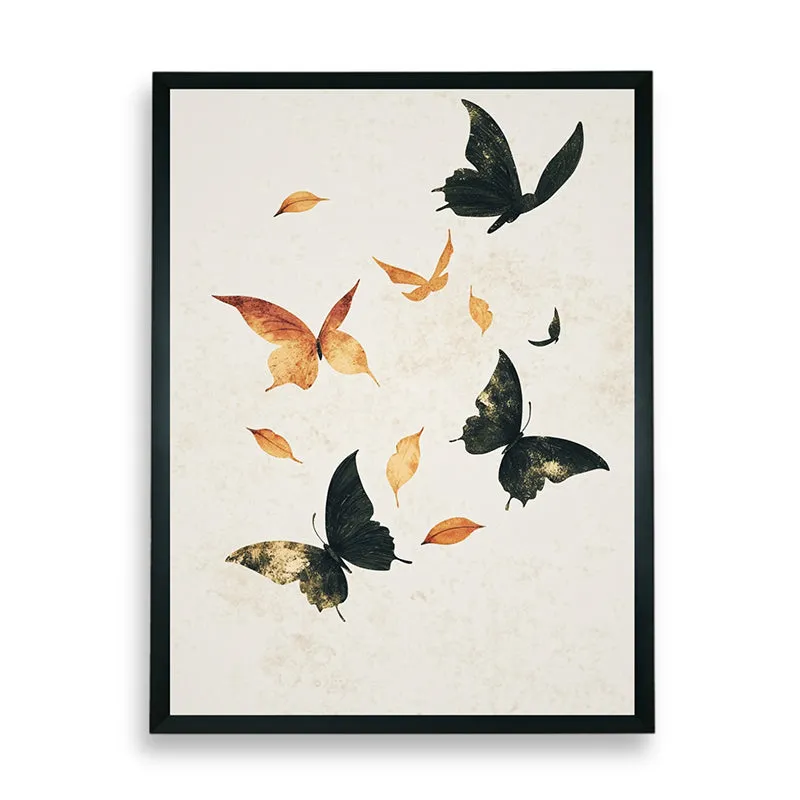 Flight Of Butterflies Wall Art With Resin Frame media 7