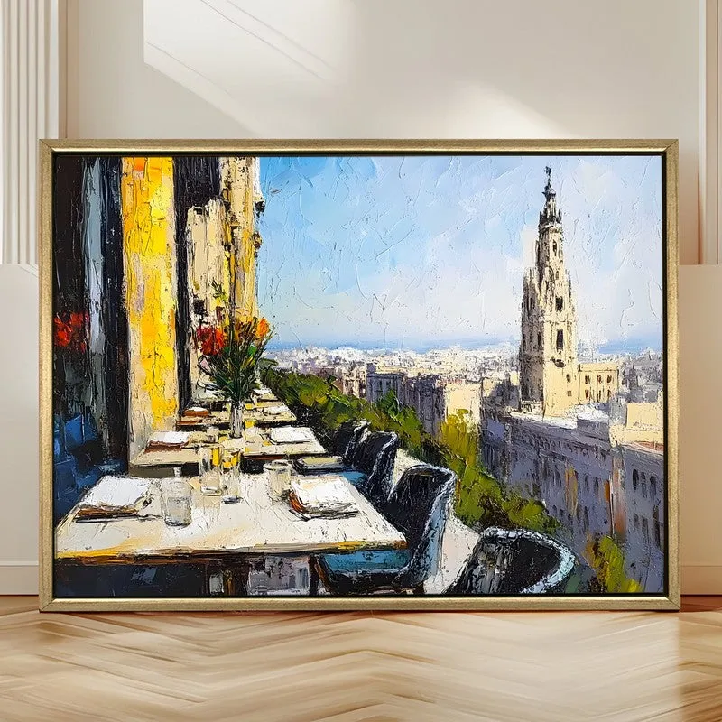 Aperture Canvas Wall Painting With Frame media 4