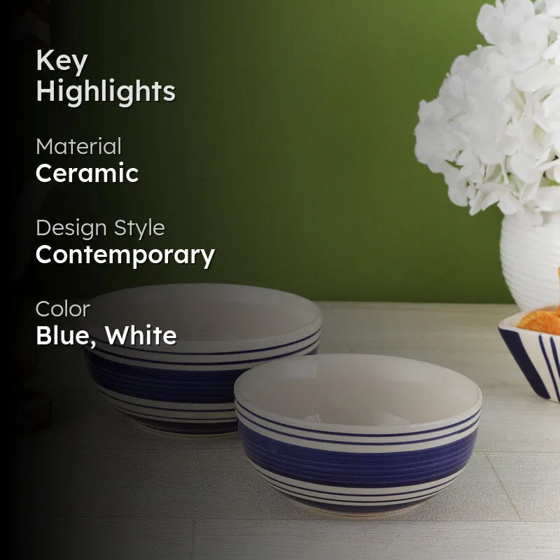 Zafran Serving Bowl (500 mL/350 mL) - Set Of Two media 2