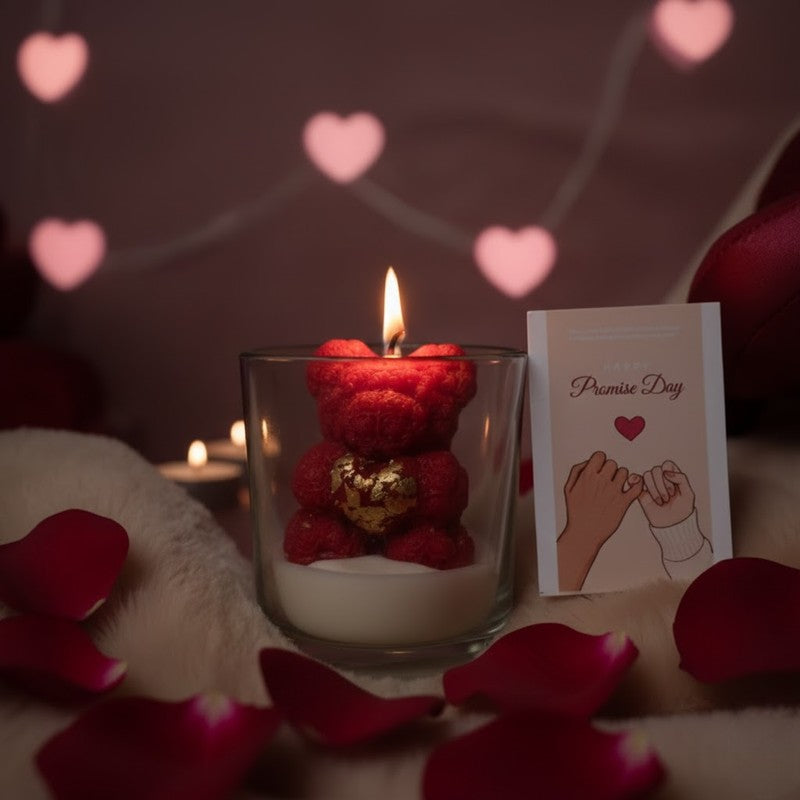 Heartfelt Glow Decorative Candles - Red media 4