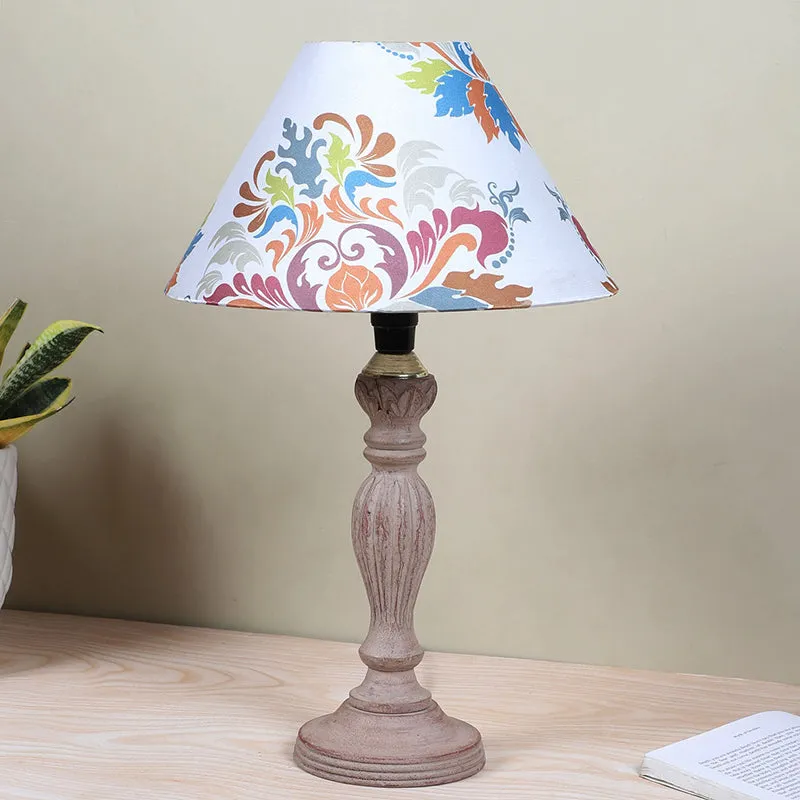 Nordlys Sabi Printed Mango Wood Table Lamp - Multicolor media 2