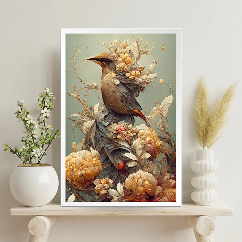 Ethereal Feathers Canvas Wall Painting media 3