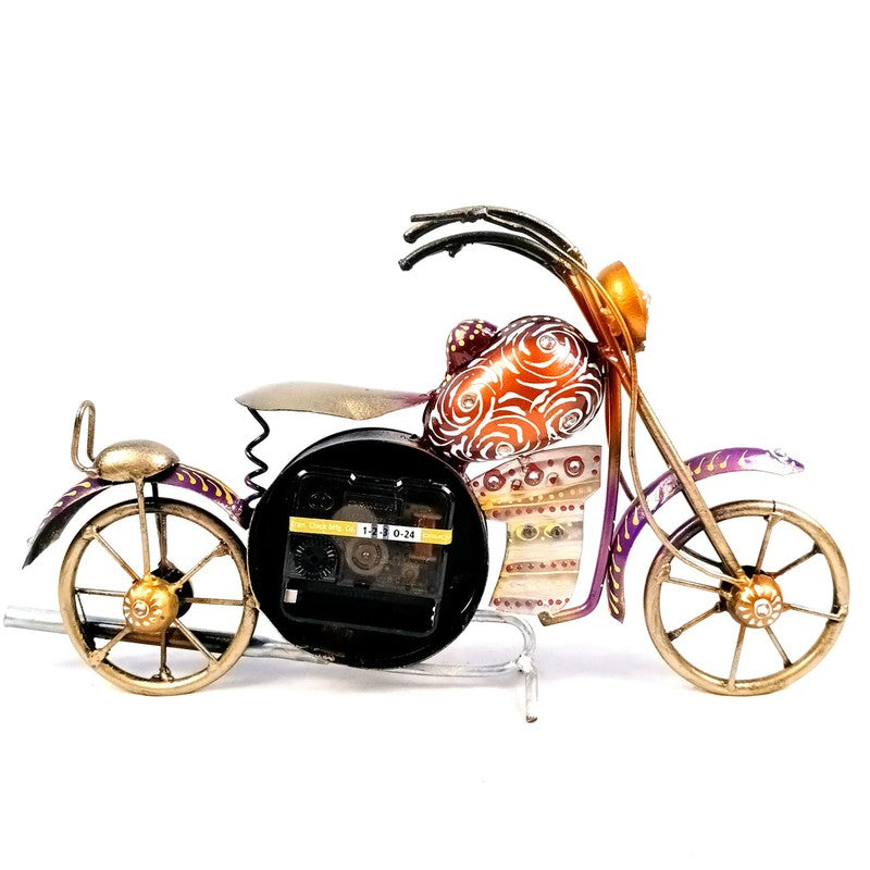 Bullet Bike Iron Table Clock media 7