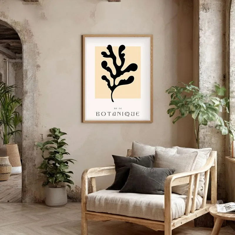 Botanica Canvas Wall Painting With Brown Frame media 5