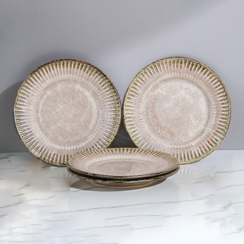 Mintora Pink Ceramic Quarter Plates - Set Of Four media 3