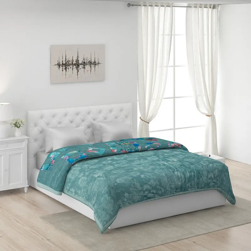 Monte Carlo Mystic Meadow Blanket (Green)- 900 GSM media 1