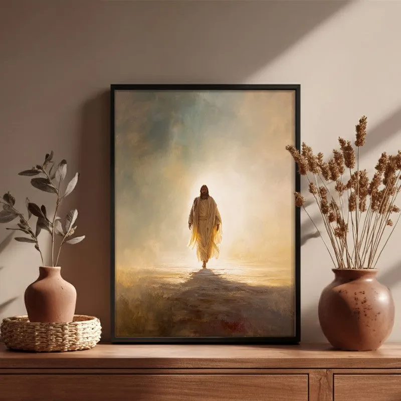 Path of Faith Archival Paper Wall Painting With Black Frame media 4