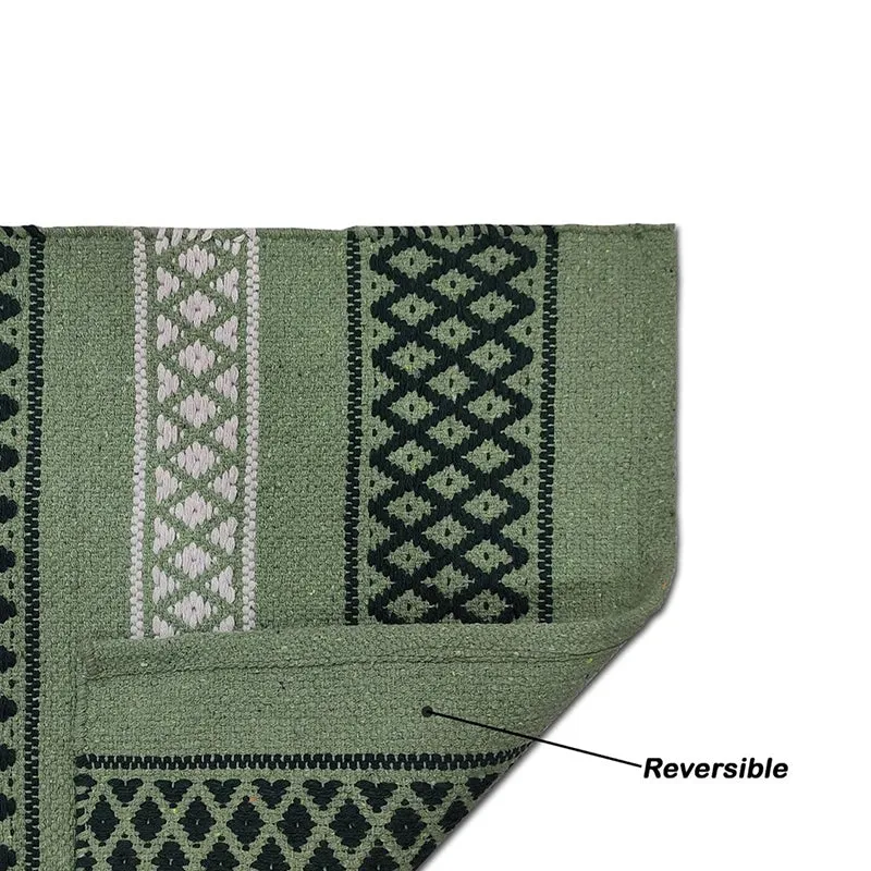 Modern Chevron Cotton Runner Rug media 7