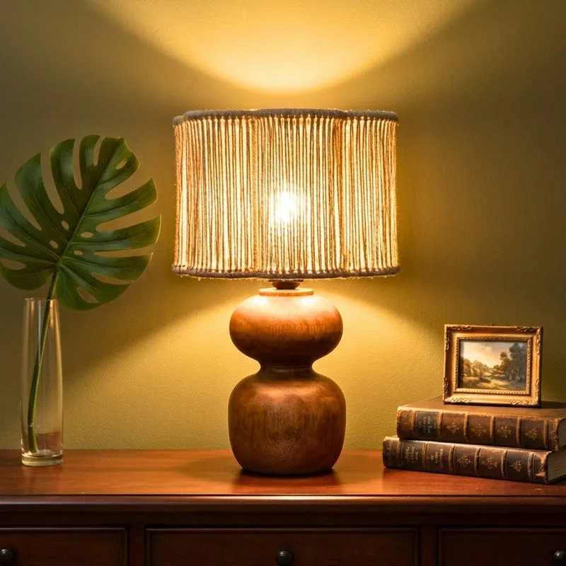 Carlton Accent Jute Table Lamp - Beige media 1